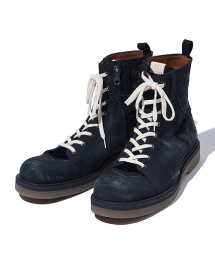 glamb グラム デニム厚底ブーツ ハイカット ブーツ ユニセックス セール】Oiled Denim Boots / オイルドデニムブーツ（ブーツ